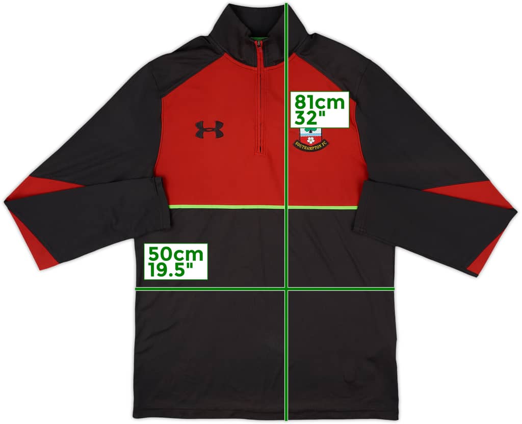 2016-17 Southampton Under Armour 1/4 Zip Training Top - 4/10 - (M)