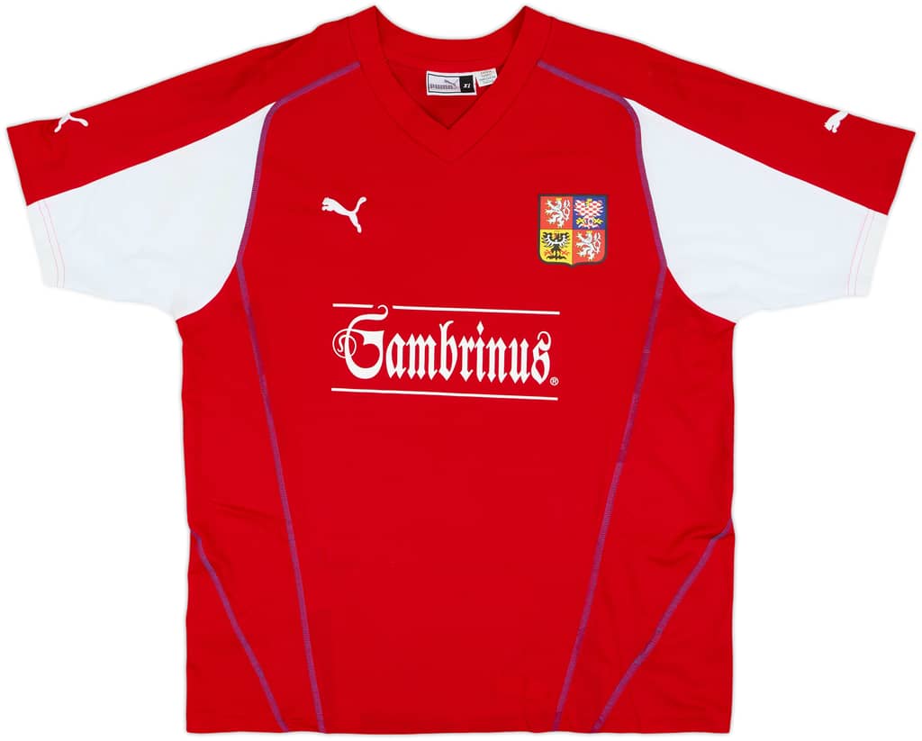 2004-05 Czech Republic Basic Home Shirt - 10/10 - (XL)