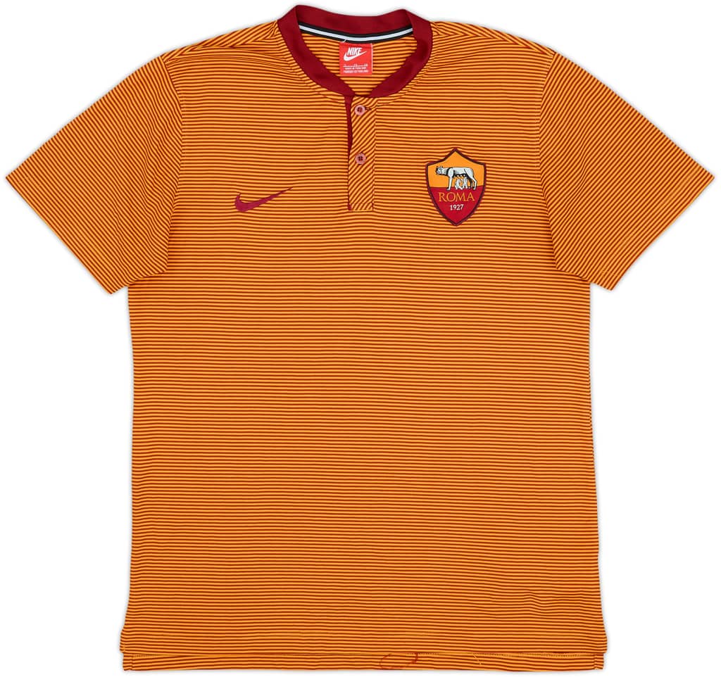 2013-14 Roma Nike Polo Shirt - 9/10 - (S)