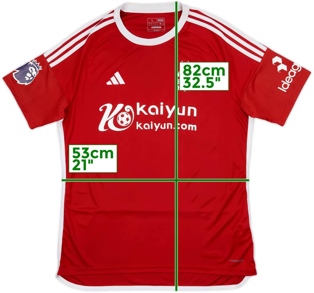 2023-24 Nottingham Forest Home Shirt - 10/10 - (L)