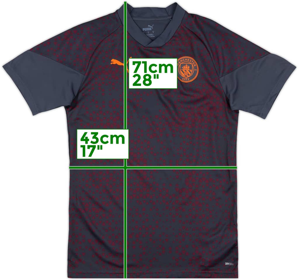 2023-24 Manchester City Puma Training Shirt - 9/10 - (S)