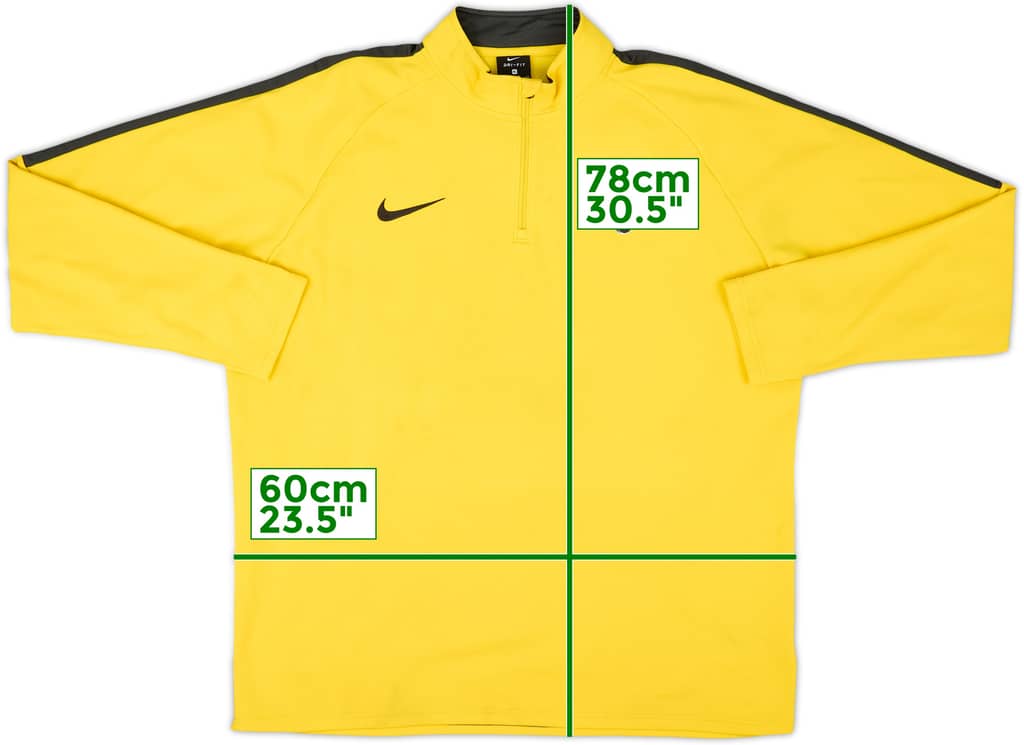 2018-19 Nike Template 1/4 Zip Drill Top (Tottenham) - 5/10 - (XL)