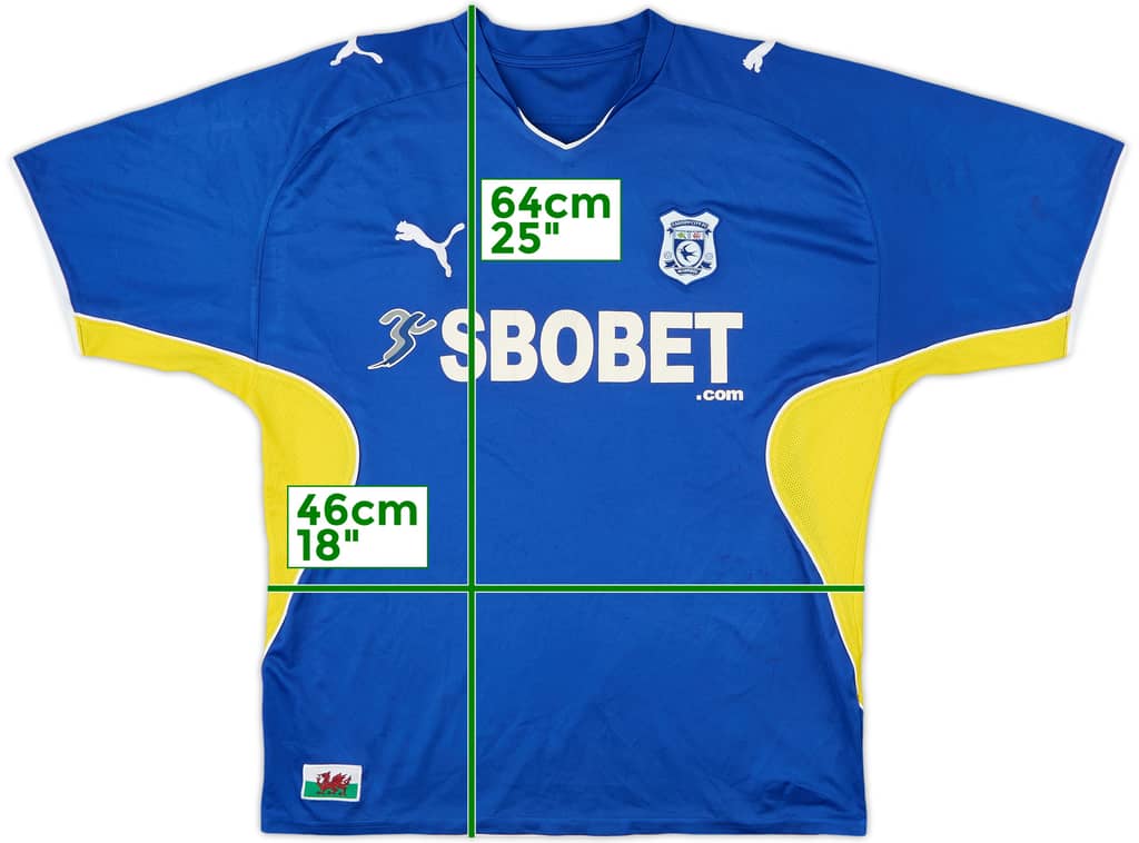 2009-10 Cardiff Home Shirt - 6/10 - (L)