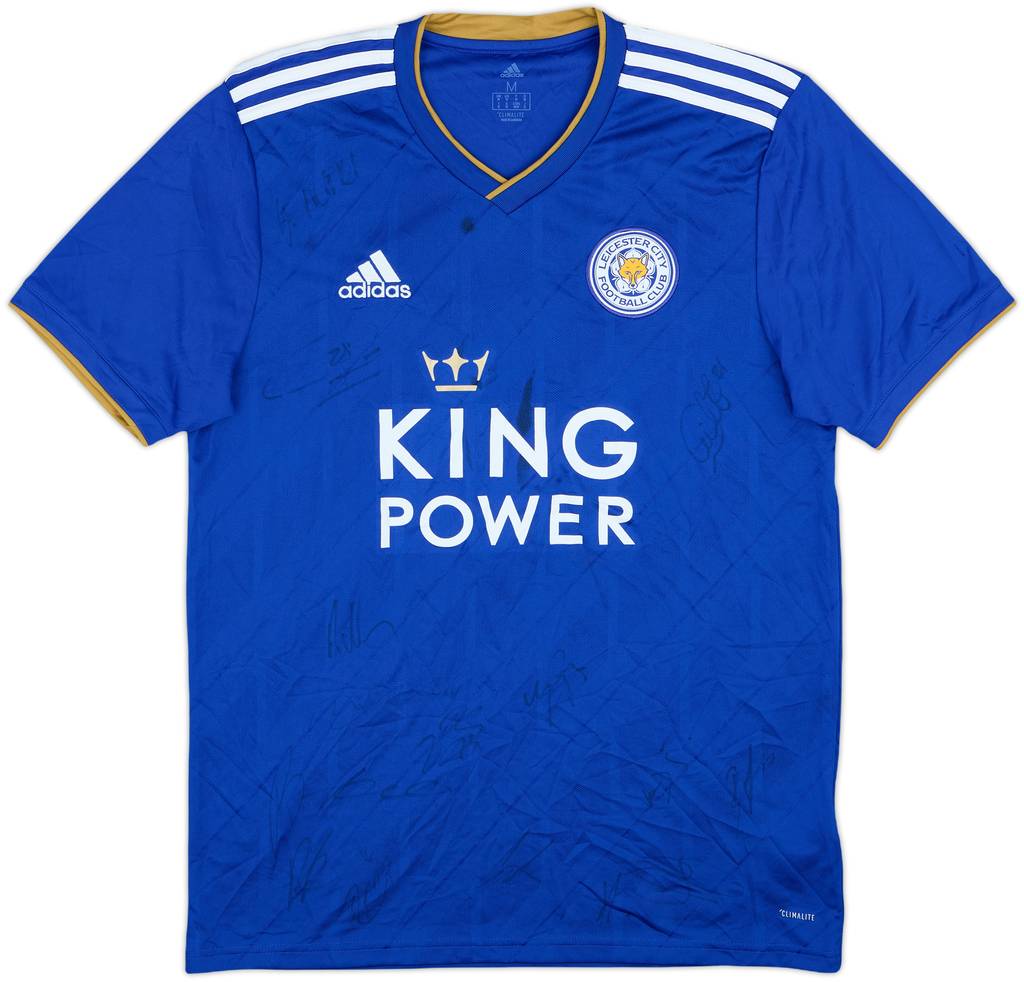 2018-19 Leicester Signed Home Shirt - 7/10 - (M)