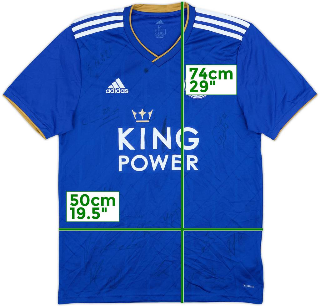2018-19 Leicester Signed Home Shirt - 7/10 - (M)