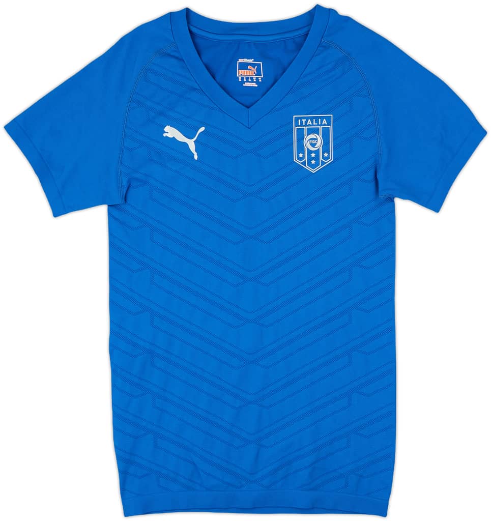 2014-15 Italy Authentic Puma Women's Training Shirt - 8/10 - (Women's XL)