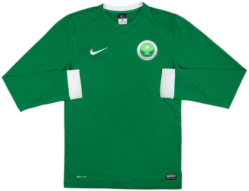 2013-14 Saudi Arabia Away L/S Shirt - 7/10 - (S)
