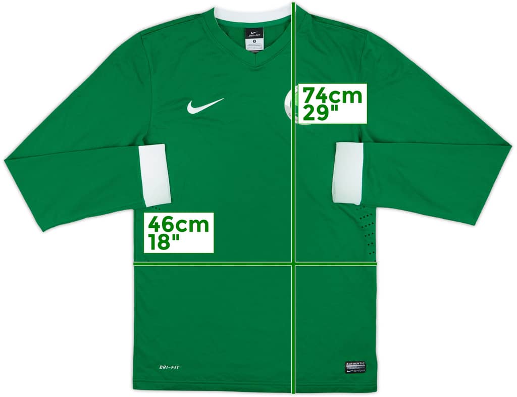 2013-14 Saudi Arabia Away L/S Shirt - 7/10 - (S)