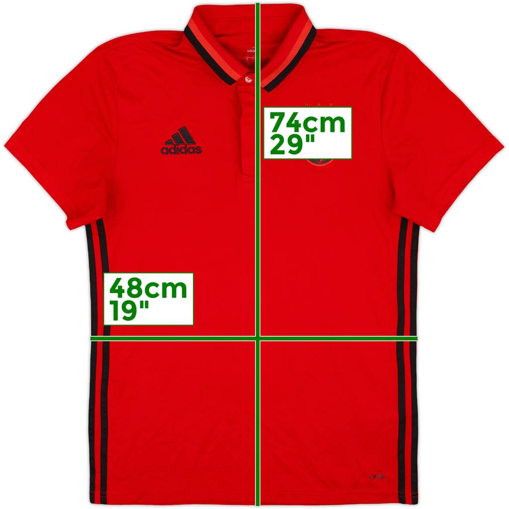 2016-17 Benfica adidas Polo Shirt - 8/10 - (M)