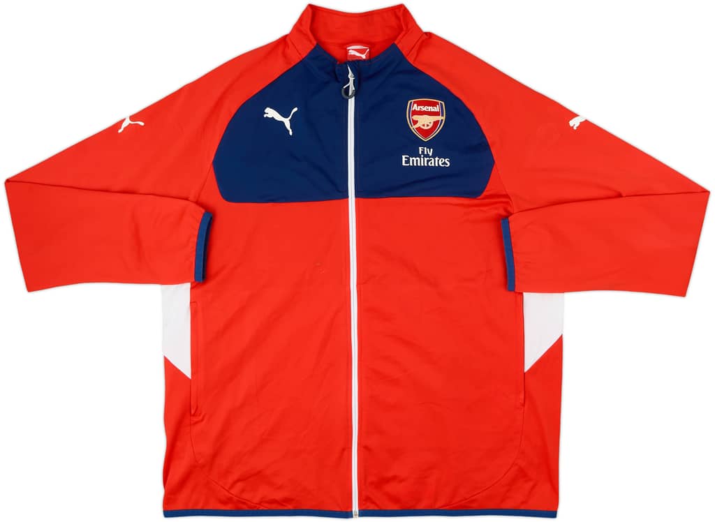 2014-15 Arsenal Puma Track Jacket - 8/10 - (XXL)