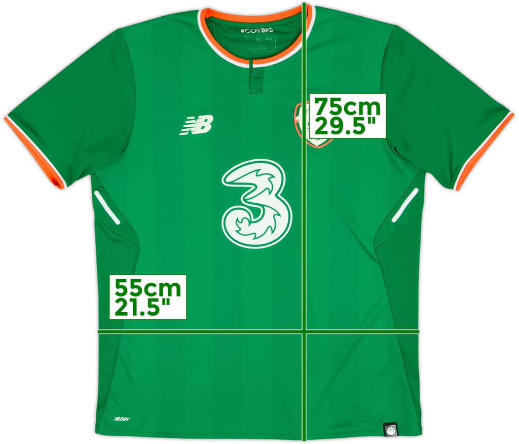 2017-18 Ireland Home Shirt - 6/10 - (L)