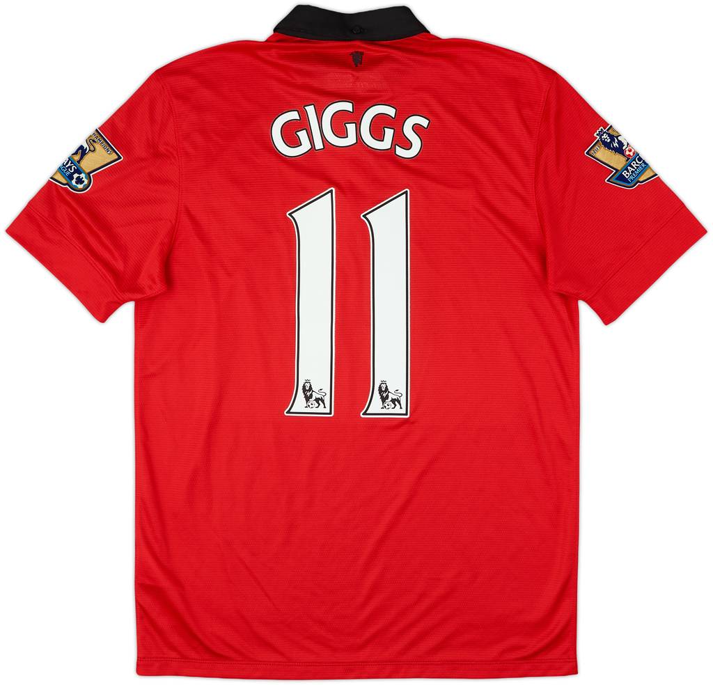 2013-14 Manchester United Home Shirt Giggs #11 - 6/10 - (M)
