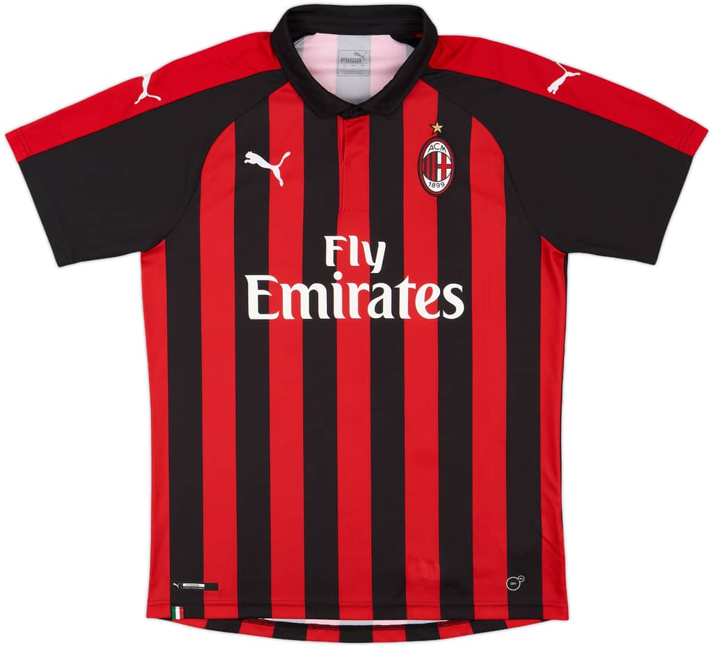 2018-19 AC Milan Home Shirt - 10/10 - (L)