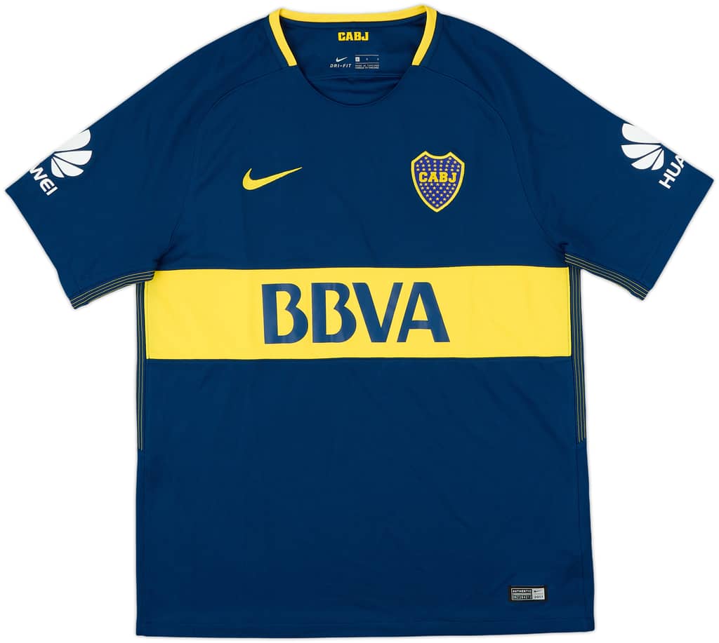 2017-18 Boca Juniors Home Shirt - 9/10 - (L)