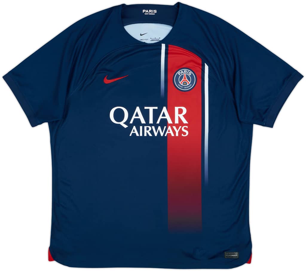 2023-24 Paris Saint-Germain Home Shirt - 10/10 - (XL)