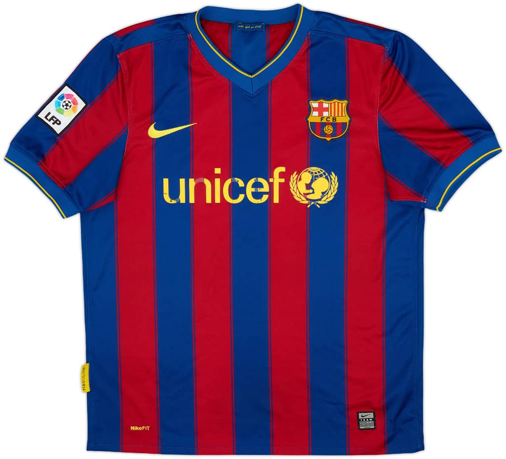 2009-10 Barcelona Home Shirt - 5/10 - (M)