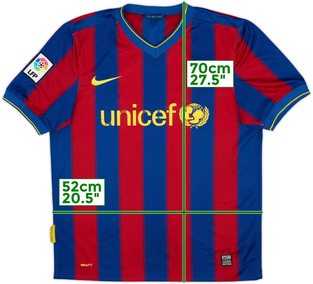 2009-10 Barcelona Home Shirt - 5/10 - (M)