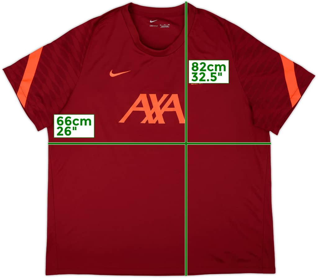 2021-22 Liverpool Nike Training Shirt - 8/10 - (3XL)