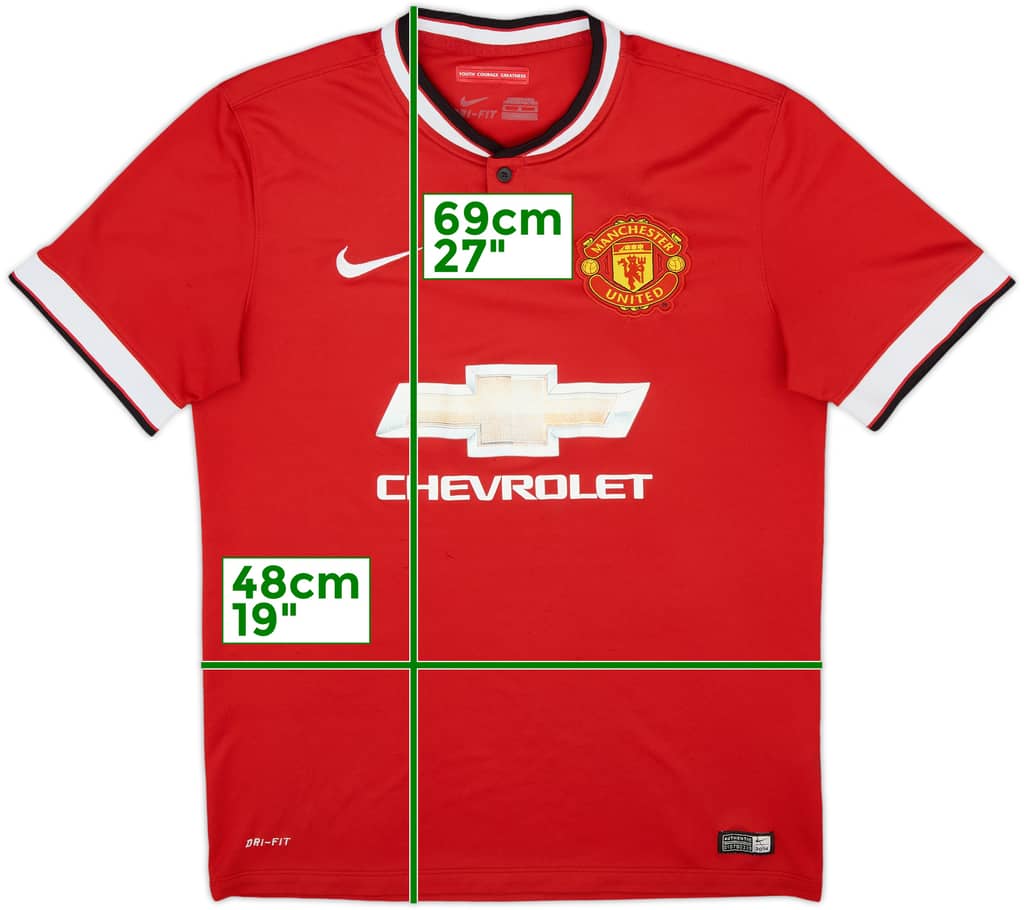 2014-15 Manchester United Home Shirt - 5/10 - (M)