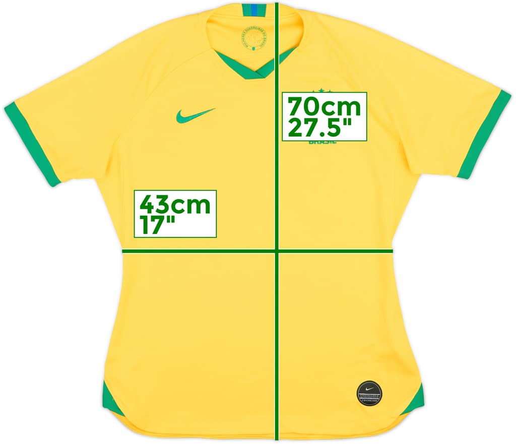 2019-20 Brazil Home Shirt - 10/10 - (Women's L)