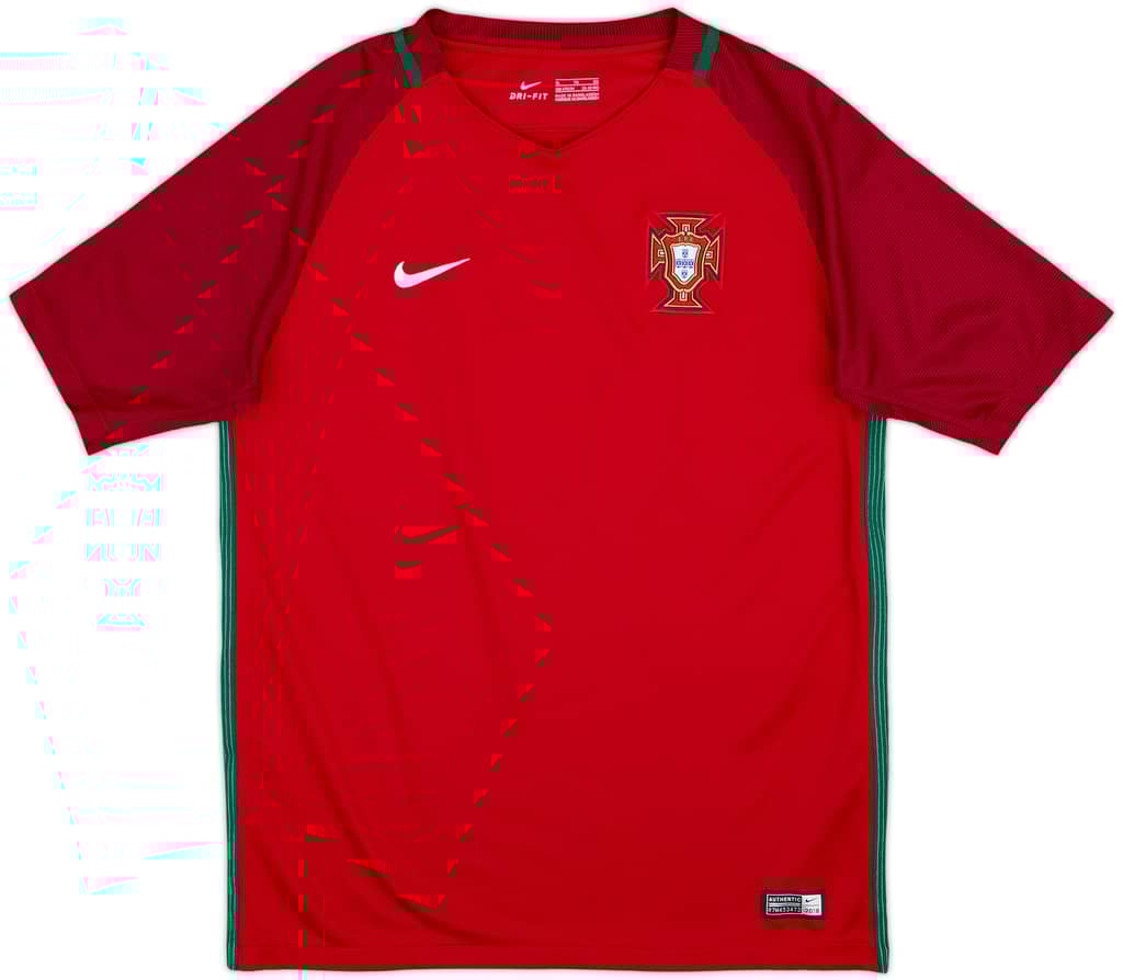 2016-18 Portugal Home Shirt - 10/10 - (XL.Boys)