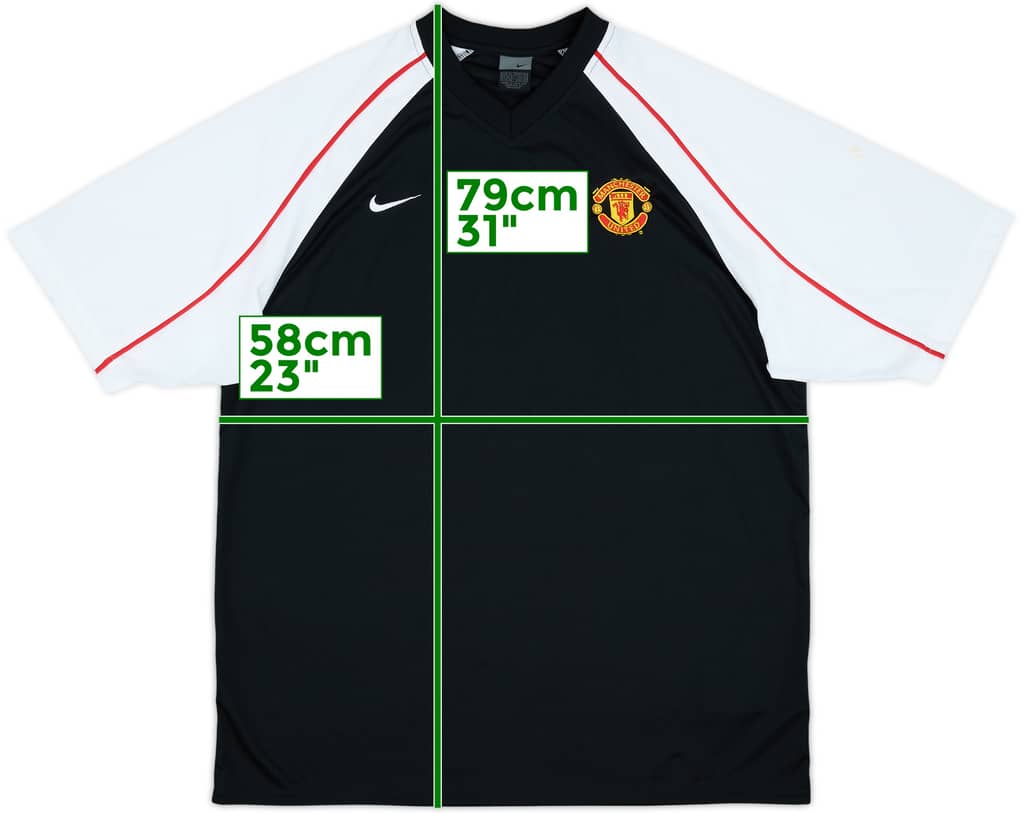 2004-05 Manchester United Nike Training Shirt - 9/10 - (XL)