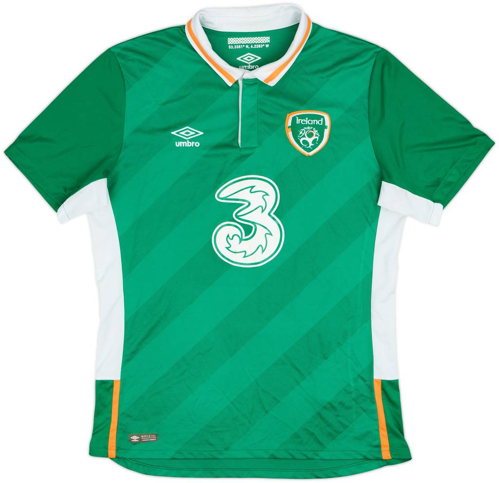 2016-17 Ireland Home Shirt - 4/10 - (L)