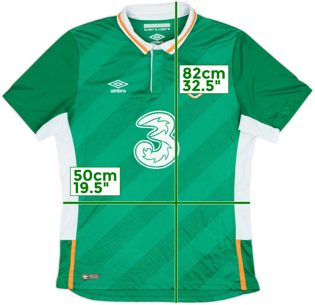 2016-17 Ireland Home Shirt - 4/10 - (L)