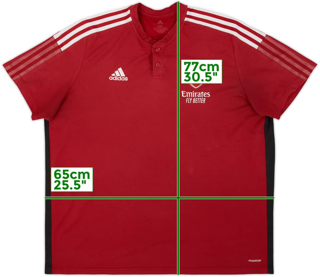 2021-22 Arsenal adidas Polo Shirt - 4/10 - (XXL)