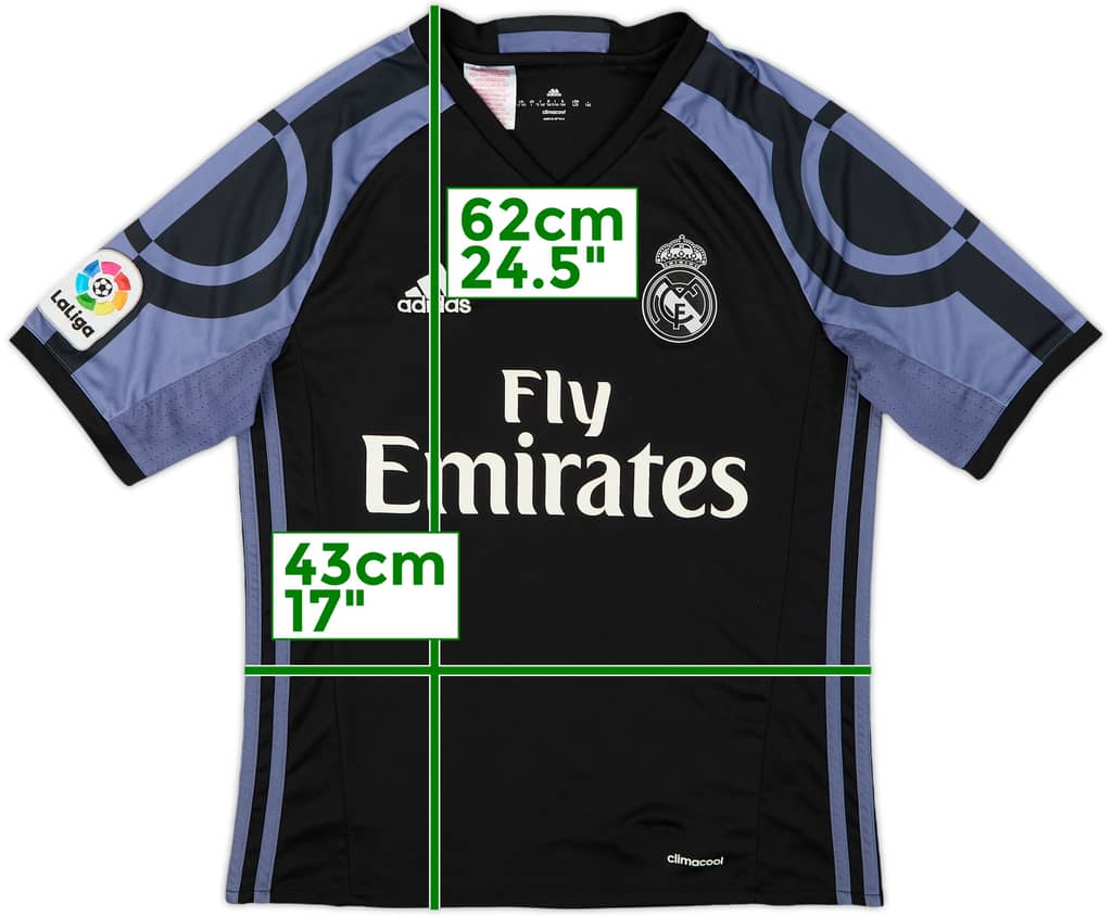 2016-17 Real Madrid Third Shirt - 7/10 - (L.Boys)
