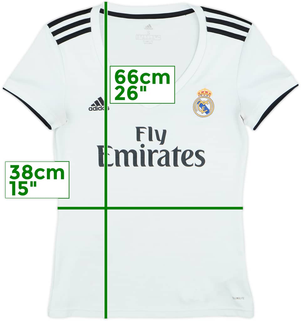 2018-19 Real Madrid Home Shirt - 6/10 - (Women's S)