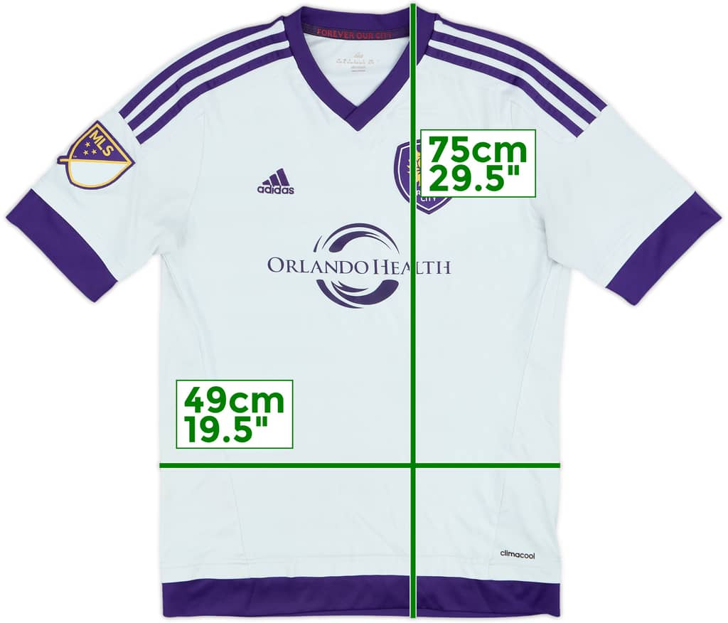 2015 Orlando City Away Shirt - 7/10 - (XL.Boys)