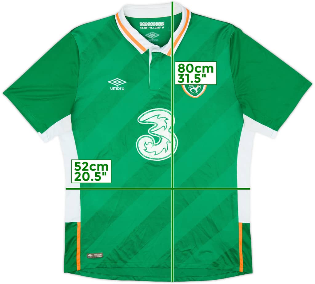 2016-17 Ireland Home Shirt - 5/10 - (XL)