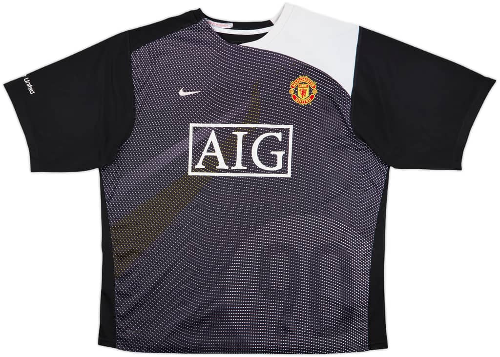 2008-09 Manchester United Nike Training Shirt - 8/10 - (XL)