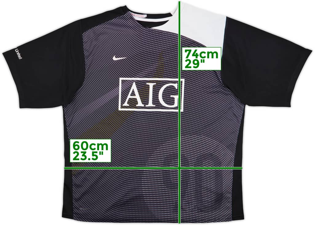 2008-09 Manchester United Nike Training Shirt - 8/10 - (XL)