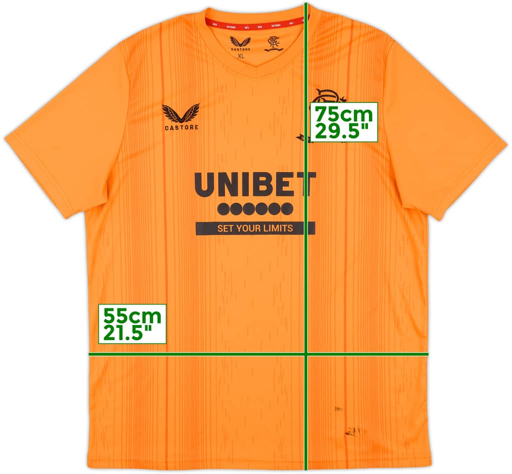 2021-22 Rangers GK Shirt - 6/10 - (XL)