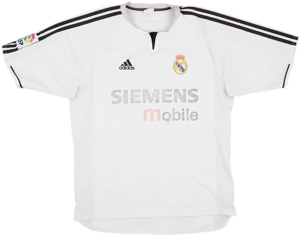 2003-04 Real Madrid Home Shirt - 4/10 - (M)