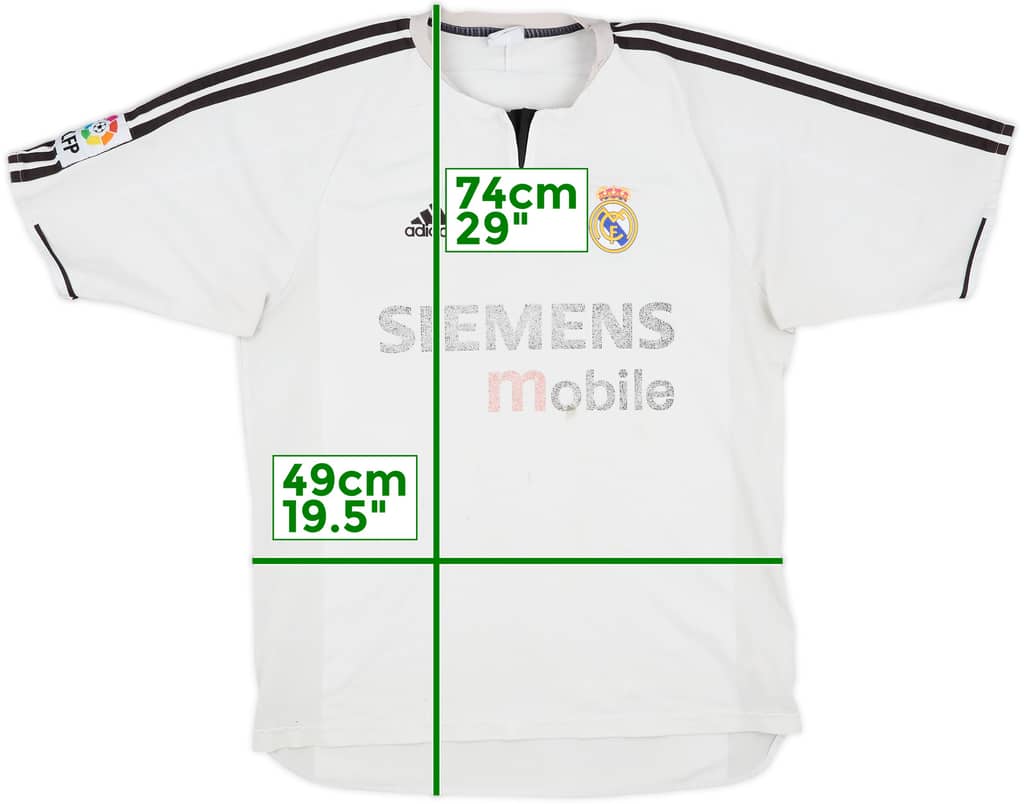 2003-04 Real Madrid Home Shirt - 4/10 - (M)
