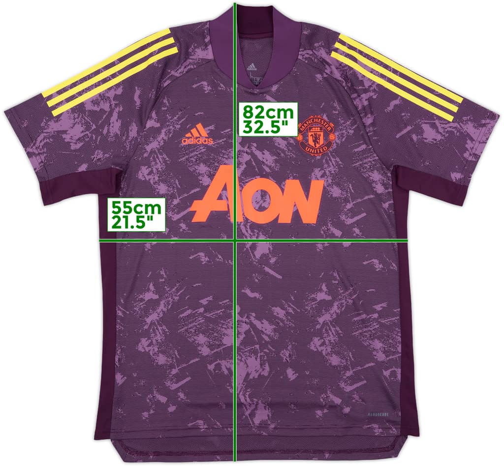 2020-21 Manchester United adidas Training Shirt - 8/10 - (L)