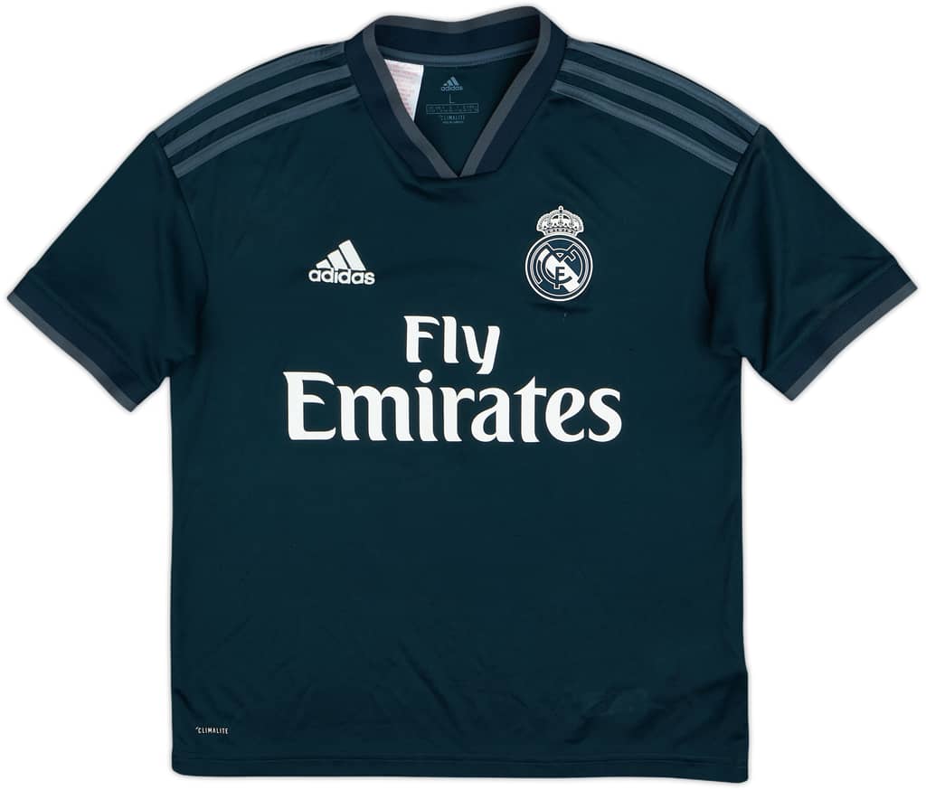2018-19 Real Madrid Away Shirt - 7/10 - (L.Boys)
