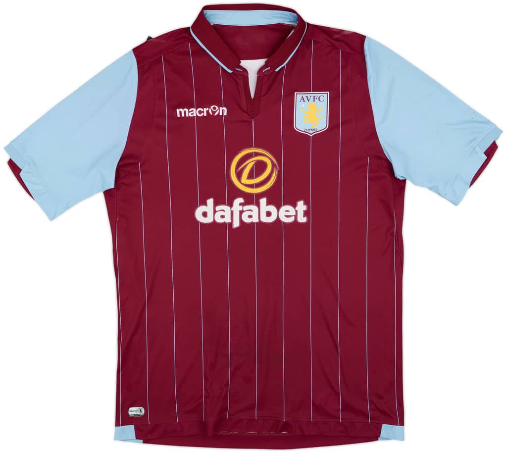 2014-15 Aston Villa Home Shirt - 4/10 - (XL)