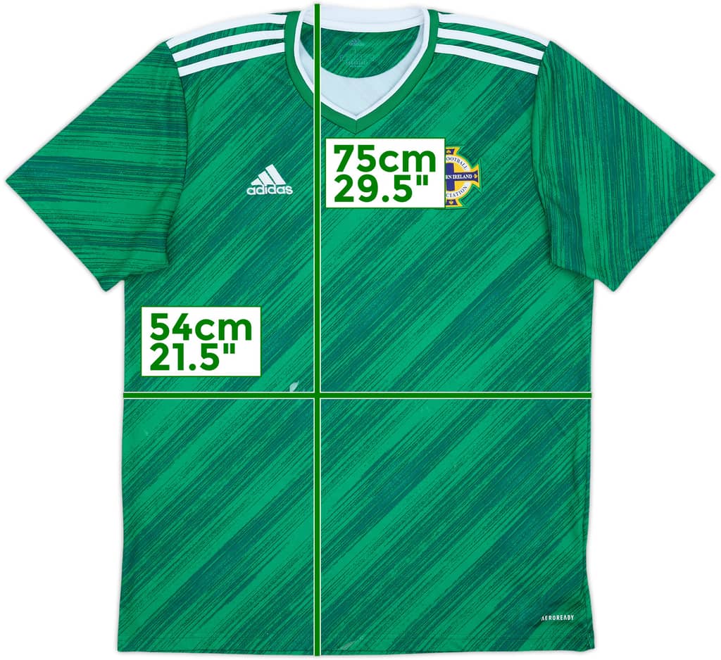2020-22 Northern Ireland Home Shirt - 5/10 - (L)