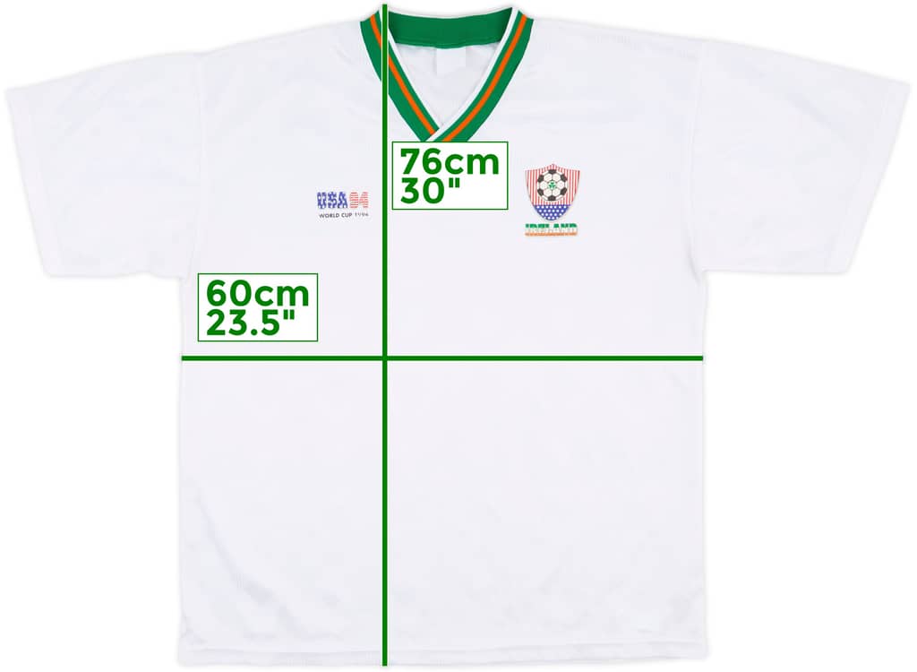 1994 Ireland World Cup Training Shirt - 9/10 - (XL)
