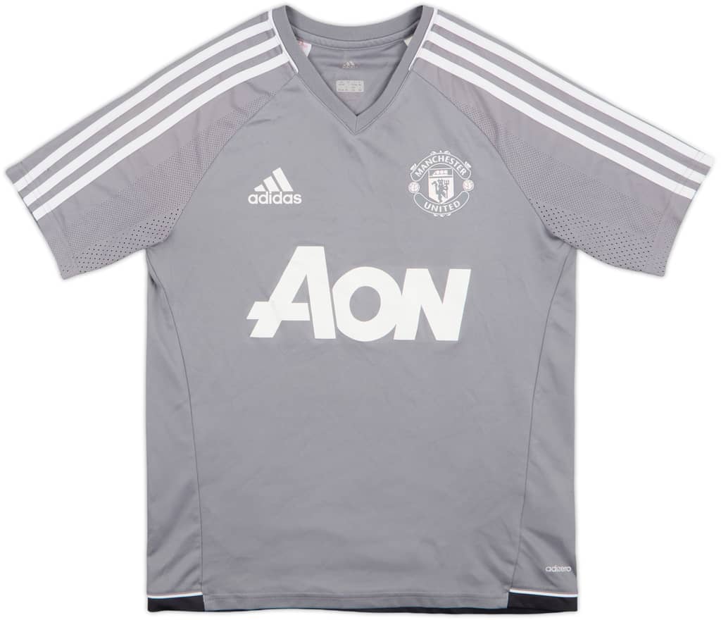 2017-18 Manchester United adidas Training Shirt - 7/10 - (L.Boys)