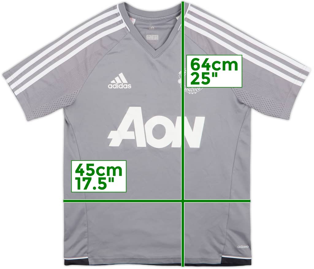 2017-18 Manchester United adidas Training Shirt - 7/10 - (L.Boys)