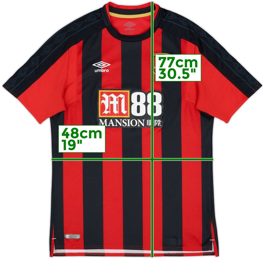 2017-18 Bournemouth Home Shirt - 7/10 - (L)