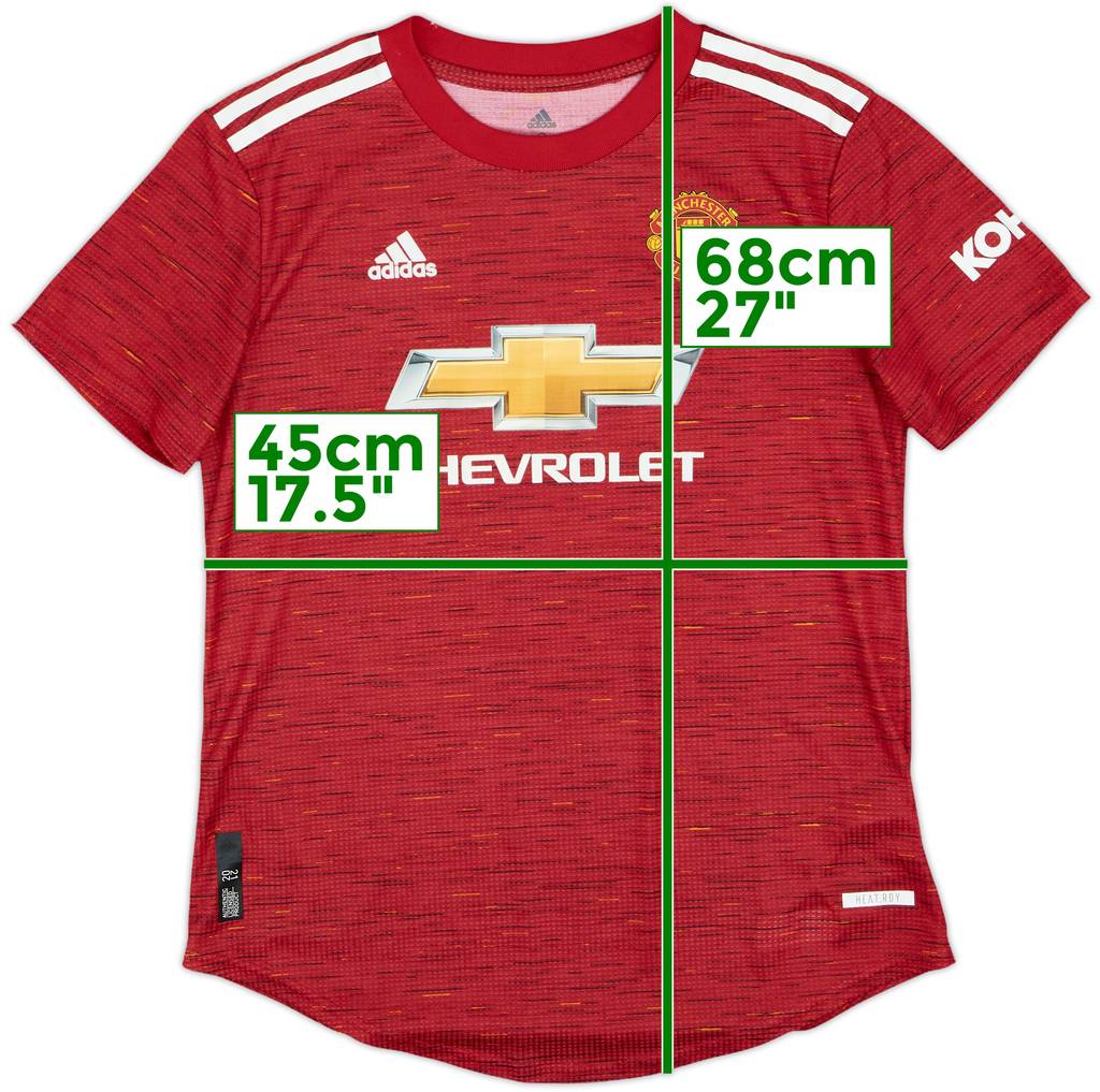2020-21 Manchester United Authentic Home Shirt - 10/10 - (Women's S)