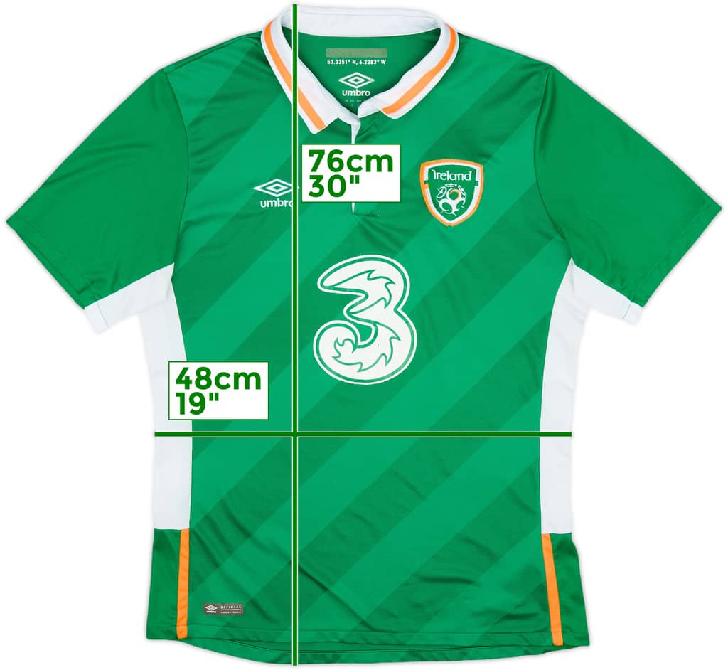 2016-17 Ireland Home Shirt - 6/10 - (L)
