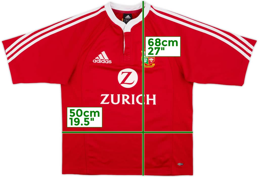 2005 British & Irish Lions Rugby Home Shirt - 6/10 - (S)