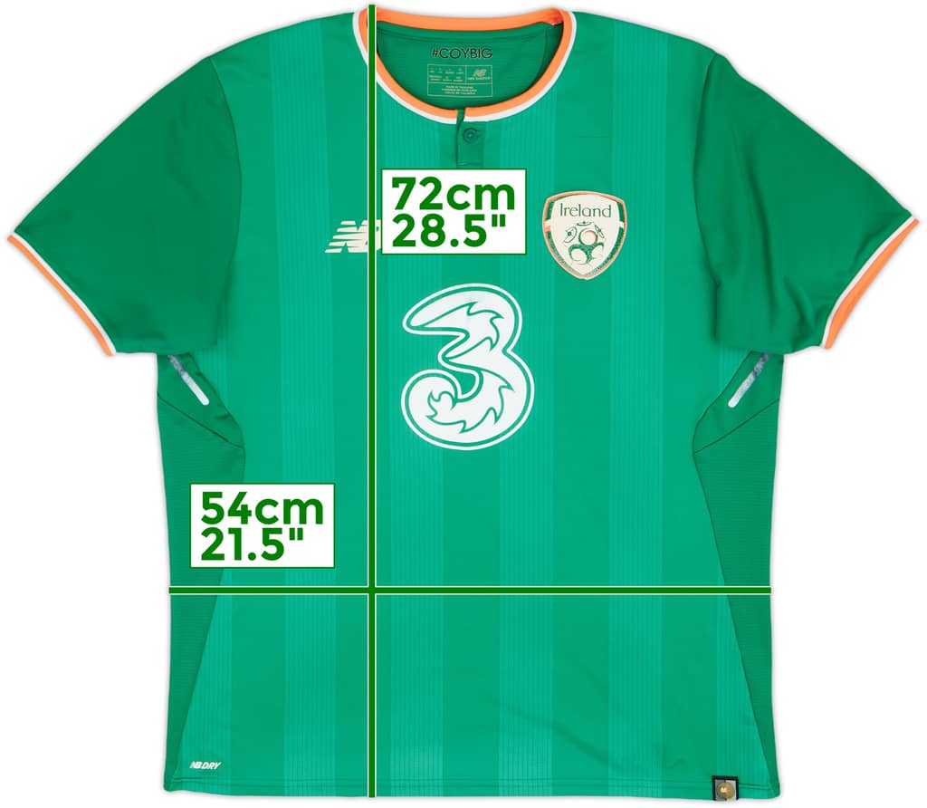 2017-18 Ireland Home Shirt - 5/10 - (L)
